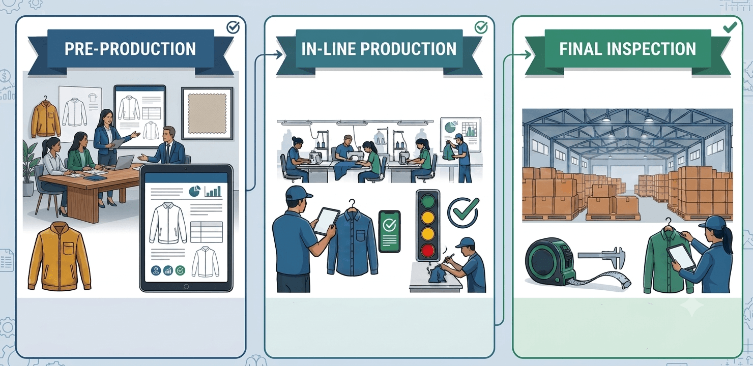 The Three Stages of Apparel Quality Inspection