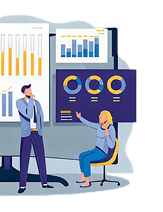 We collaborate to define what your reports should capture overlay